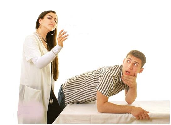 Massage treatment of male diseases
