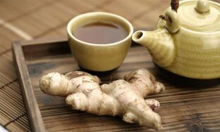 Ginger tea has antibacterial effect
