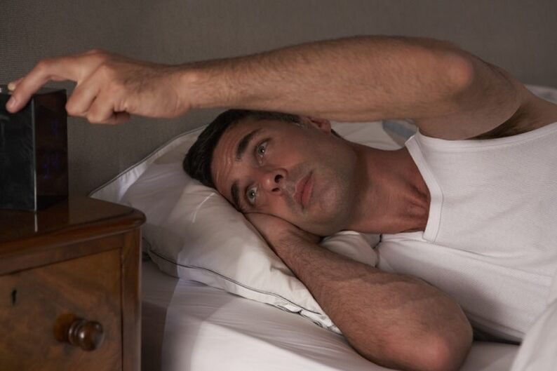 Acute prostatitis in men with insomnia