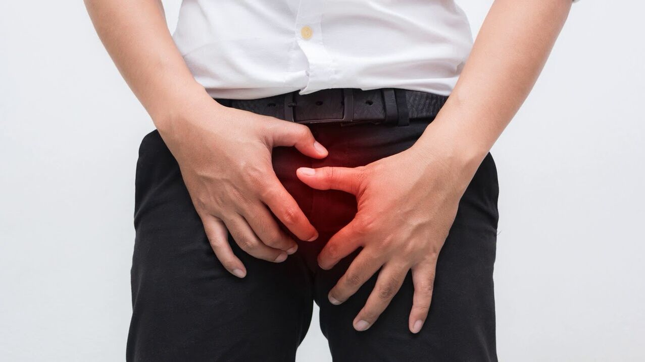 Groin pain is a symptom of prostatitis