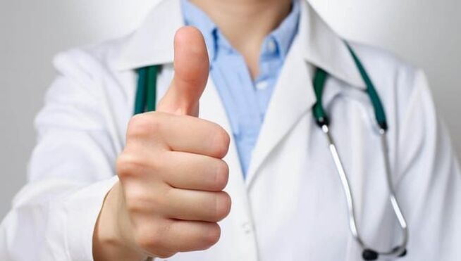 Doctor satisfied with medication for prostatitis